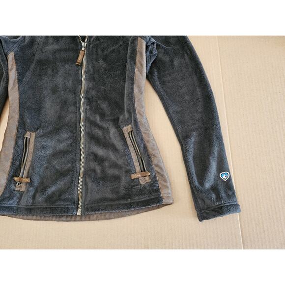 Kuhl Women's Advokat Fleece Zip Up Jacket Size XS Charcoal - Picture 3 of 11